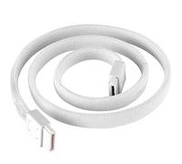 SilverStone CP07W-USA - Cable SATA III SSD/HDD con mecanismo de bloqueo, color blanco