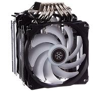 SilverStone Technology Disipador CPU Hydrogon D120 ARGB – Dual torre, 6 tubos, ventiladores ARGB 120mm