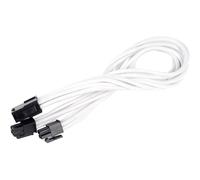 SilverStone PP07-EPS8W Cable Extensor de Alimentación EPS 8 Pin a EPS/ATX 4+4 Pin 30cm Blanco