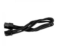 SilverStone PP07-IDE6B Cable Extensor de Alimentación 6 Pin a PCI-E 6 Pin Macho/Hembra 25cm Negro