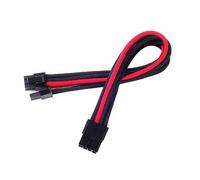 SilverStone PP07-PCIBR Cable Extensor de Alimentación 8 Pin a PCI-E 6+2 Pin 25cm Negro/Rojo