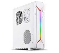 Silverstone SST-RVZ03W-ARGB - Carcasa para Ordenador Raven Mini-ITX para Videojuegos, ARGB, Blanco