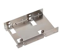 Silverstone SDP08 Adaptador de Bahía de 3.5" a 2.5" Plateado