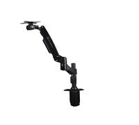 SilverStone SST-ARM11BC - Bracket para montaje de un brazo para monitor LCD LED, Ajustable, con rotación de 360º, brazo basculante arriba/abajo 90º,izquierda/derecha 90º & 180º Max VESA100x100,negro