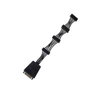 SilverStone SST-CP06-E4 - Cable Adaptador de Uno a Cuatro Conectores SATA, Dos condensadores de 2200μF