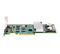 Silverstone SST-ECS01 - Tarjeta PCI-E Express Gen 2.0, x8 SAS/SATA (6Gb/s) Controlador de Puertos LSISAS2108, acepta Perfil bajo, Raid 0,1,5,6,10,50,60