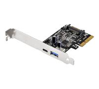 SilverStone SST-ECU03 - SuperSpeed 1x USB 3.1 Tipo C, 1x USB 3.1 Tipo A Tarjeta PCI-E Express Gen 2.0 2X, 10Gbps, acepta Perfil bajo