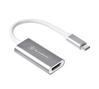 Silverstone SST-EP07C-E - USB 3.1 Type C auf HDMI V2.0b Adapter - grau