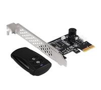 SilverStone SST-ES02-PCIe - Interruptor de control 2,4G inalámbrico para Encender/Resetear el ordenador, El altavoz para PC integrado, PCIe