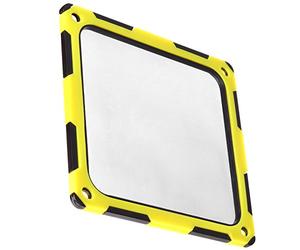 SilverStone SST-FF123BY - Filtro Ultra Fino para Ventilador de 120mm, reducción de Ruido de hasta 4dBA, Negro Amarillo