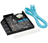 SilverStone SST-FPS01-C - Bahía óptica delgada con carga mediante bandeja de 12,7mm con 1x USB3.0, 1x USB 3.0 Tipo C, Lector de tarjetas, Zócalo M.2 SATA para SSD