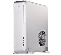 SilverStone SST-FTZ01S - Carcasa de Ordenador Fortress Mini-ITX para Juegos de Alto Rendimiento, Plata