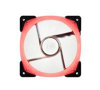 SilverStone SST-FW123-RGB - Ventilador silencioso de refrigeración de 120mm PWM Serie FB, Aspas Transparentes con Marco Negro, Rodamientos de Bolas, LED RGB