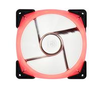 SilverStone SST-FW142-RGB - Serie FW Ventilador silencioso de refrigeración de 140mm PWM, Aspas Transparentes con Marco Negro, Rodamientos de Bolas, LED RGB