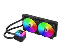 SilverStone SST-IG280-ARGB IceGem AIO - Enfriador líquido (2 ventiladores PWM de 140 mm, procesador Intel 115x/2066, AMD AM4)