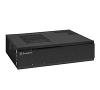 SilverStone SST-ML06B-E - Carcasa de Ordenador silenciosa Milo Slim HTPC Mini-ITX, Negro