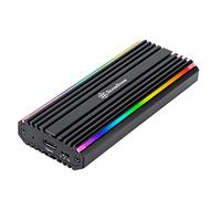 Silverstone SST-MS13 - Carcasa RGB NVMe/SATA M.2 SSD USB-C 3.2 Gen 2 10Gbps