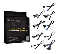 SilverStone SST-PP05-E - Juego de cables cortos para FA SilverStone de la Serie Strider 100% modulares, color negro