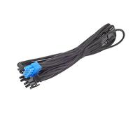 Silverstone SST-PP06B-2PCIE70-70cm 2X PCI-E-8pines (6+2) Cable enfundado para FA, Negro
