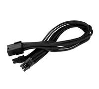 SilverStone SST-PP07-PCIB - Cable de extensión de fuente de alimentación de 25 cm 8 pines a PCI-E 6 + 2 pines, negro