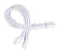 Silverstone SST-PP07E-EPS8W-V2 - Cable de extensión de Fuente de alimentación superflexible, 1 x EPS12V 8 Pines (4+4), Color Blanco