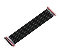 Silverstone SST-RC04B-400 - Cable Flexible de cordón Premium PCI-E x 16 Gen 3.0, blindaje emi, 40 cms