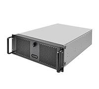 Silverstone SST-RM400 - Chasis para Servidor de Montaje en Rack de 4U, admite hasta SSI-CEB mainboard y ATX (PS2) / Mini PSU redundante