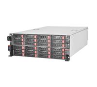Silverstone SST-RM43-324-RS, Chasis de Almacenamiento con Montura en Rack 4U de 24 bahías 2,5”/3,5” HDD/SSD con Interfaz Mini-SAS HD SFF-8643 12 GB/s