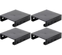 SilverStone SST-SDP10B - 5.25” a 1x 3.5 and 2X 2.5 HDD Bracket Adaptador de Montaje, Soporte para Disco Duro (Paquete de 4)