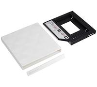 Silverstone SST-TS06W - Adaptador para SSD o HDD de 2,5” 12,7mm+ Extensión para portátil de Carcasa Externa Delgada SATA USB 2.0 para 12,7mm Grabador CD/DVD, Blanco