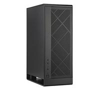 SilverStone Technology Alta G1M, Negro, Torre Micro-ATX con diseño de Efecto apilamiento, 180mm x 1 Air Penetrator Ventilador Incluido, SST-ALG1MB