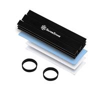 SilverStone Technology Disipador térmico de aleación de Aluminio con múltiples Almohadillas térmicas para PCIE NVME M.2 o SATA M.2 TP02-M2