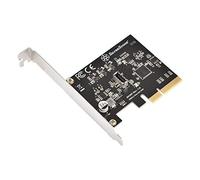SilverStone Technology Tarjeta de expansión USB ECU07 – USB 3.2 Gen 2x2 20 Gbps USB-C/A PCIe