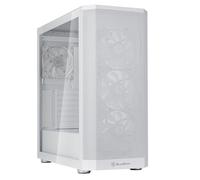 SilverStone Technology Fara 514X, Experimenta un Alto Flujo de Aire: chasis Torre Mediano ATX con Soporte para disipador Dual y Fascinante iluminación ARGB, SST-FA514X-WG (Blanco)