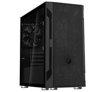 SilverStone Technology Fara H1M Vidrio Templado, Negro, Caja Micro-ATX de Torre Media con Soporte Mini-DTX y Mini-ITX, SST-FAH1MB-G
