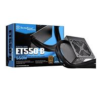 SilverStone Technology Fuente de alimentación ET550-B ET550-B de 550 W 80 Plus Bronce ATX con Cables Negros Planos ET550-B