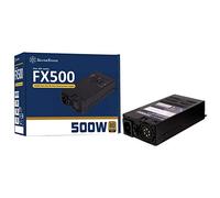SilverStone Technology FX500-G, Fuente de alimentación Flex ATX 80 Plus Gold de 500 W, SST-FX500-G