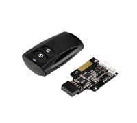Silverstone Technology Interruptor de alimentación y reinicio Remoto inalámbrico para computadora, USB 2.0 9 Pines ES02-USB (SST-ES02-USB-USA)