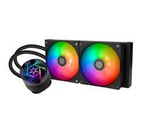 SilverStone Technology NovaPeak 240 ARGB Enfriador líquido todo en uno con efectos de iluminación ARGB, SST-NP240-ARGB