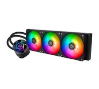 SilverStone Technology NovaPeak 360 ARGB, Solución superior de refrigeración líquida multiuso con increíbles efectos de iluminación ARGB, SST-NP360-ARGB