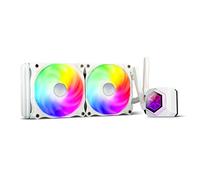 SilverStone Technology PF240W-ARGB, Blanco, PermaFrost, AIO, 240 mm, PWM, ARGB, Intel/AMD, SST-PF240W-ARGB
