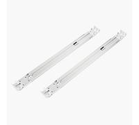 SilverStone Technology Juego de raíles para rack RMS09-20, deslizante con rodamientos Plata 45 kg