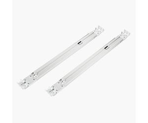 SilverStone Technology RMS09-20, Juego de raíl Deslizante con rodamientos chasis con Montura en Rack, SST-RMS09-20