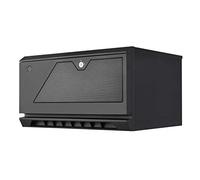 SilverStone Technology SST-CS381 v1.2 - Caja de Almacenamiento ATX Midi Tower para Ordenador, Interior Negro, Compatible con 8 bahías de Disco Duro de 3,5" o 2,5", Puerta Frontal con Cerradura, Negro