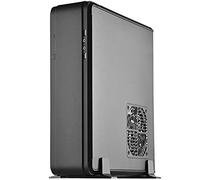 SilverStone Technology SST-FTZ01B-E Unibody ITX - Carcasa para Ordenador con Adaptador PCI-E y ATX, Color Negro