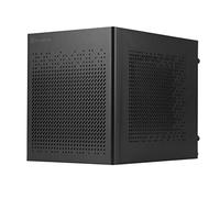 SilverStone Technology SUGO 16, Negro, Chasis Cubo Mini-ITX Fabricado Totalmente en Acero, SST-SG16B (Negro)