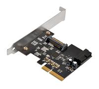 SilverStone Technology Tarjeta PCIe USB 3.1 Gen2 con Conector Interno de 19 Pines más Pericom ReDriver ECU04-E