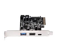 SilverStone Technology Tarjeta PCIe USB 3.1 y 3.0 con Conector Externo Tipo C y Conector Interno de 19 Pines ECU05, Cumple con TAA