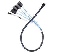 Silverstone tek - Cable Externo Mini-SAS SFF-8088 a Mini-SAS SFF-8088 (CPS01) CPS05