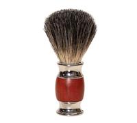 Silvertip Badger - Brocha de afeitar de espuma, sin desprendimiento de cabello, sin olor terrible, cepillo de afeitar húmedo para hombres con crema de afeitar, espuma y mango de resina de jabón (rojo)